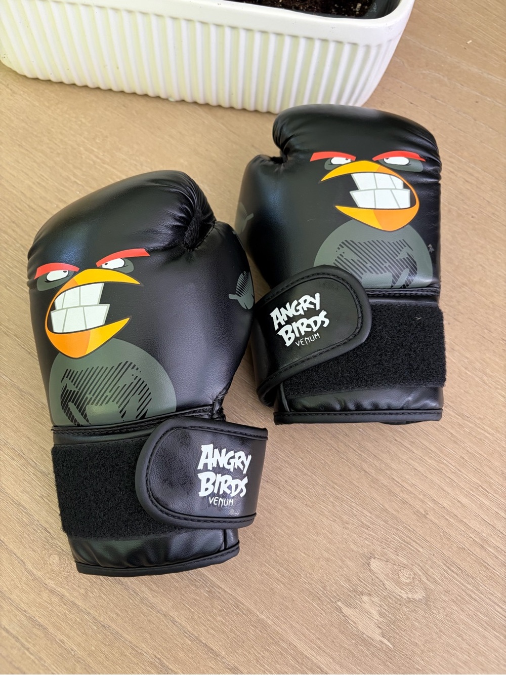 Angry Birds Kids Black Boxing Gloves by Venum